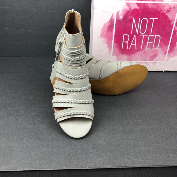 NWB Not Rated Womens Cullie Ankle Heel Sandal - Picture 3 of 4